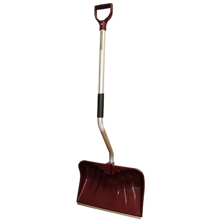 Rugg Pathmaster Ultra Back-Saver 20 in. W X 55.5 in. L Poly Snow Shovel 36PBSLW-S